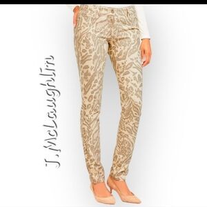 J.McLaughlin Lexi Animal Print Midrise Skinny Jean